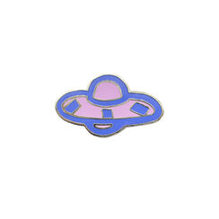 UFO enamel badge